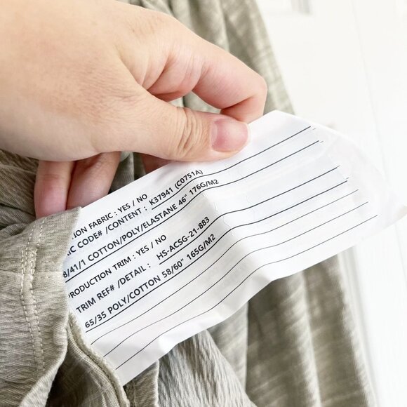 Free People Washed Pine Green Puff Sleeve Top Women's Size X-Small XS - Picture 7 of 7